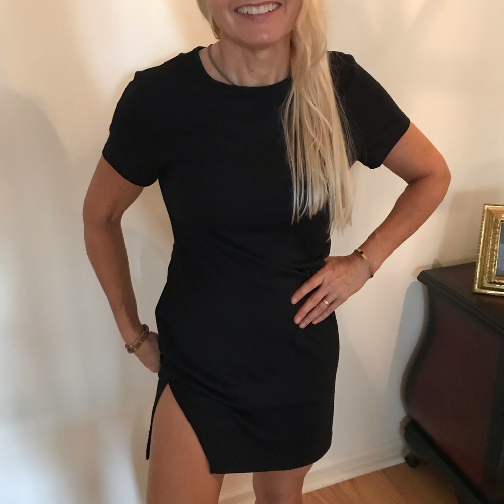 black dress